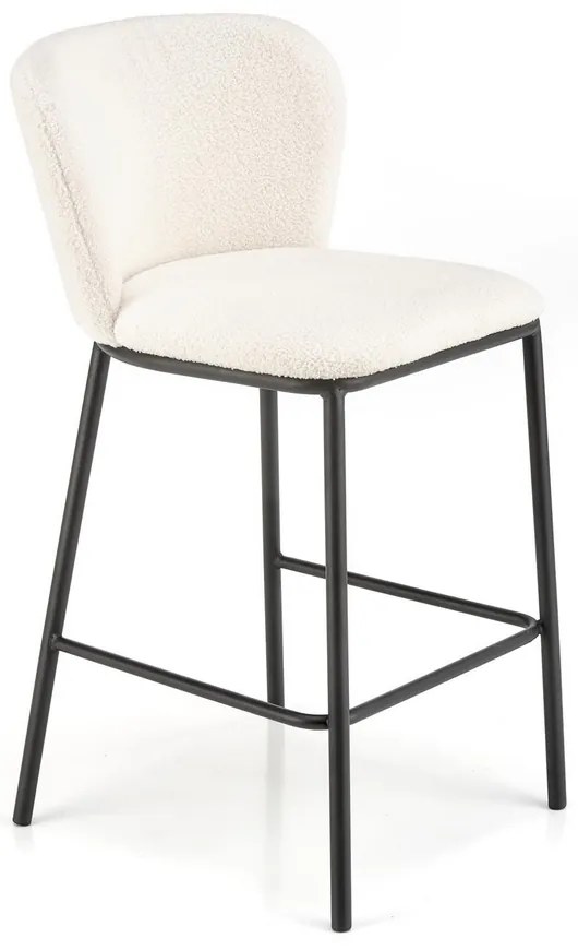 Scaun de bar Bergman, crem