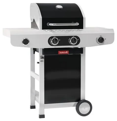 Barbecook BC-GAS-2014 Siesta 210 Black Edition grătar pe gaz cu arzător lateral, 112x56x118cm