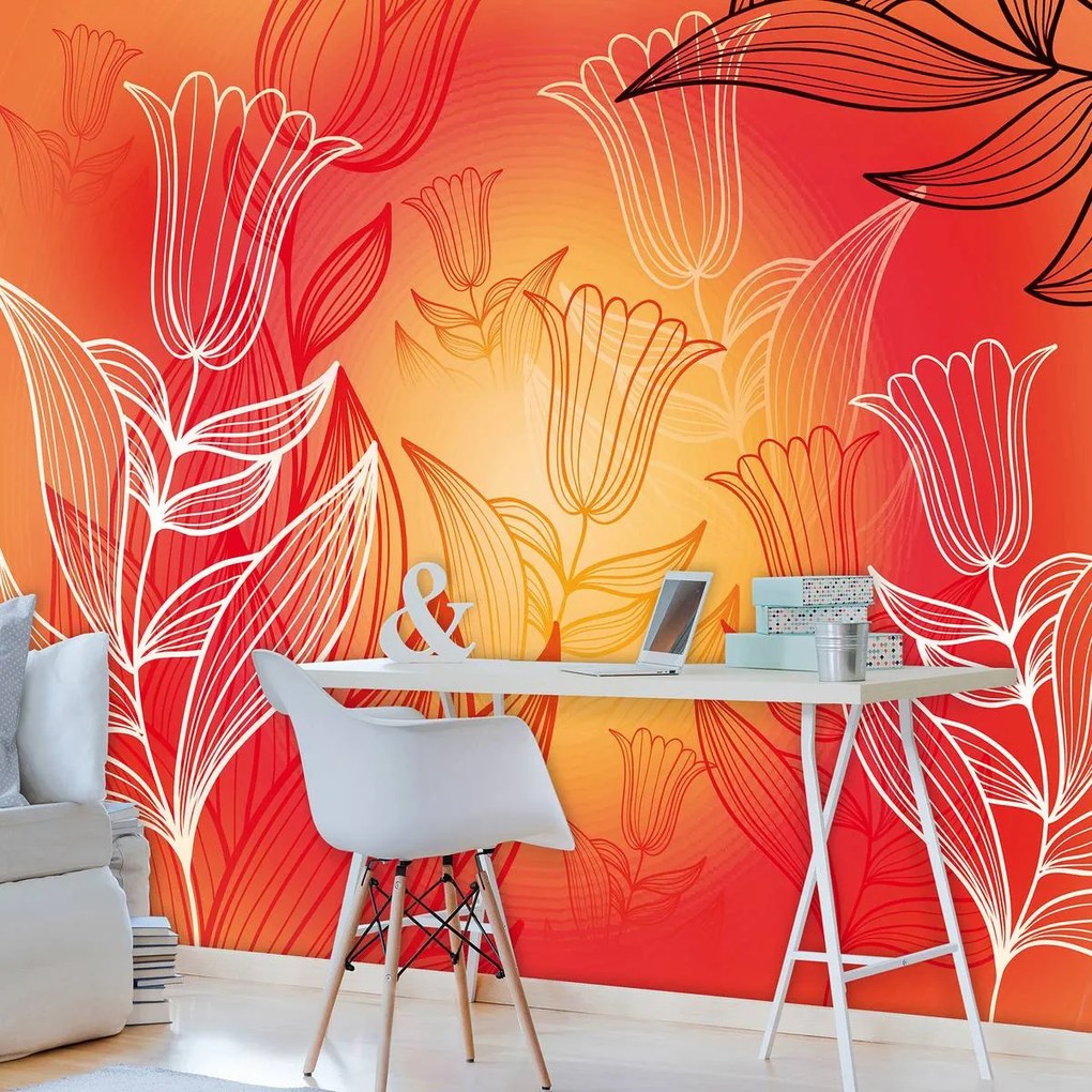 Fototapet - Flori (254x184 cm)