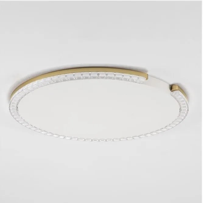 Plafoniera circulara aluminiu auriu GREAMY D-65cm