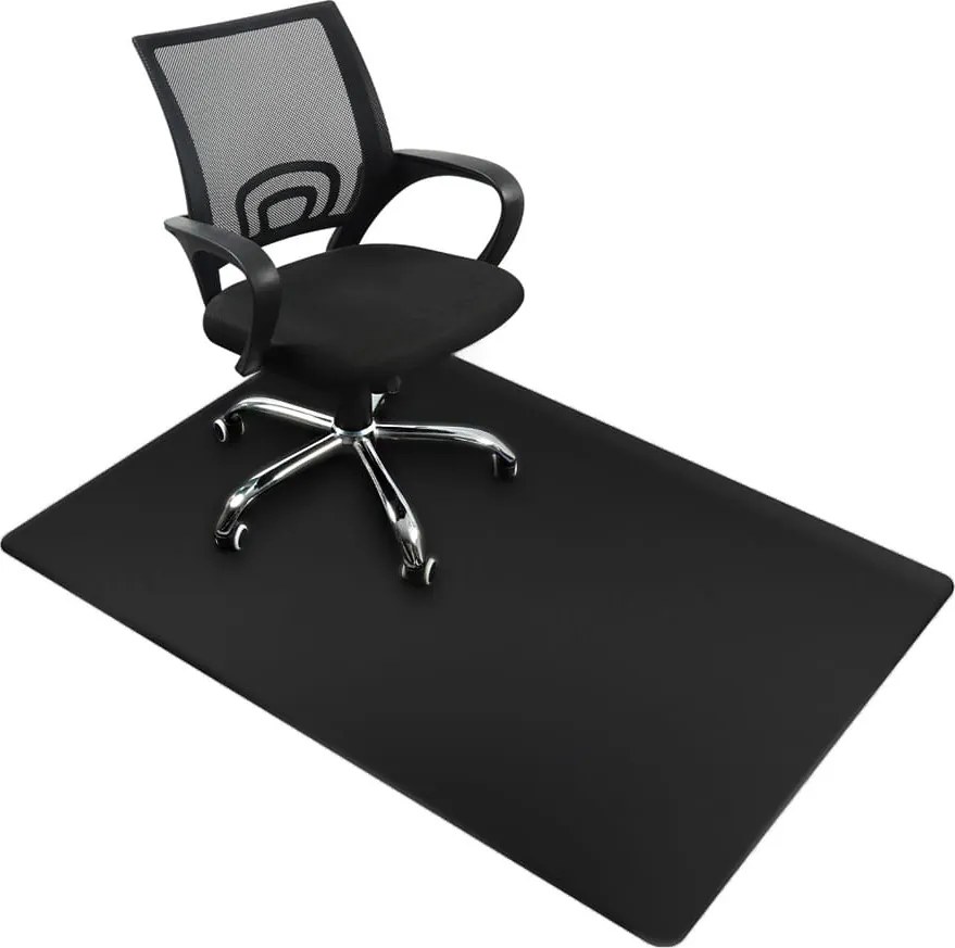 AKCE Černá plastová podložka pod židli 100 x 140 cm II. jakost