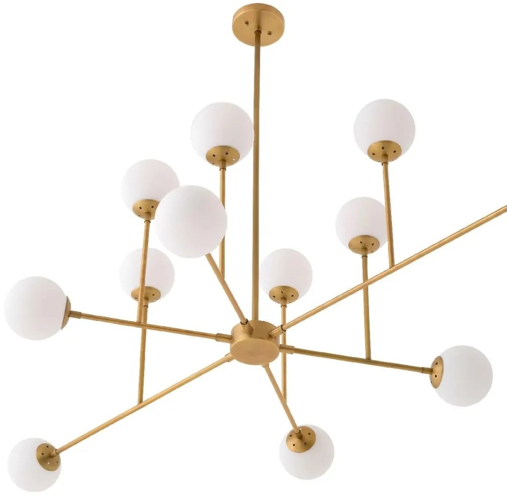 Lustra moderna cu 12 surse de lumina design LUX Aram