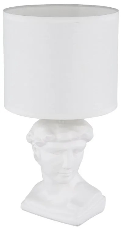 Lampa de masa ceramica alba HERMES