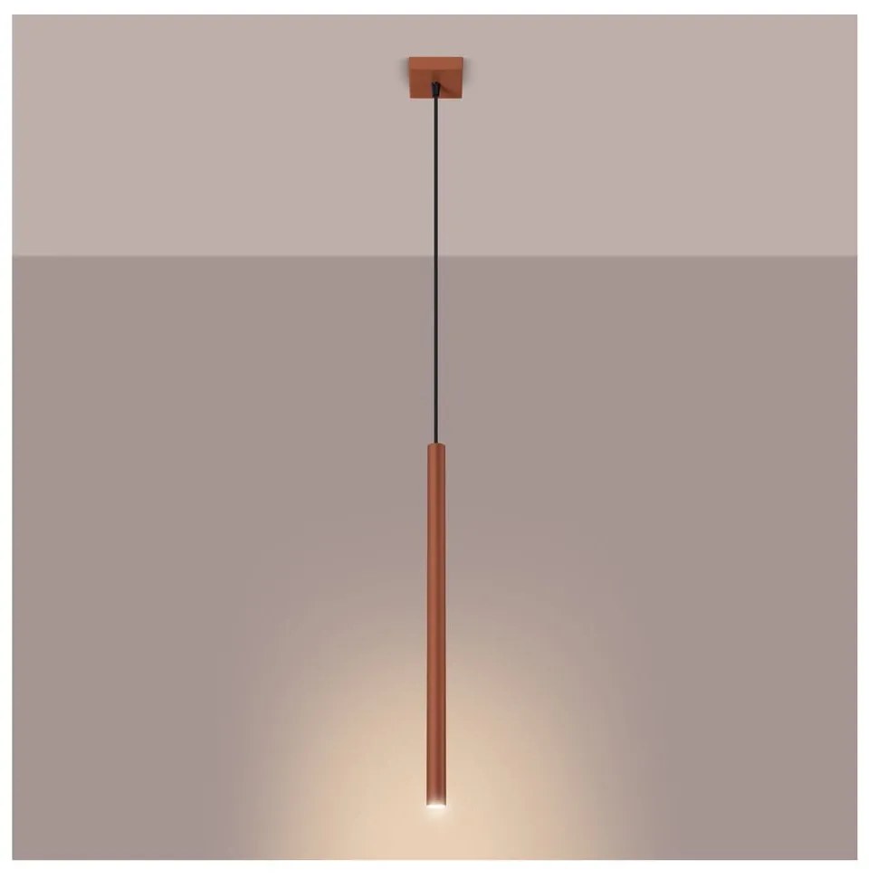 Lustră cărămizie Fideus – Sollux