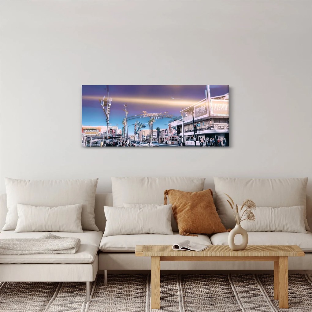 Tablou cu strada în Las Vegas (120x50 cm)