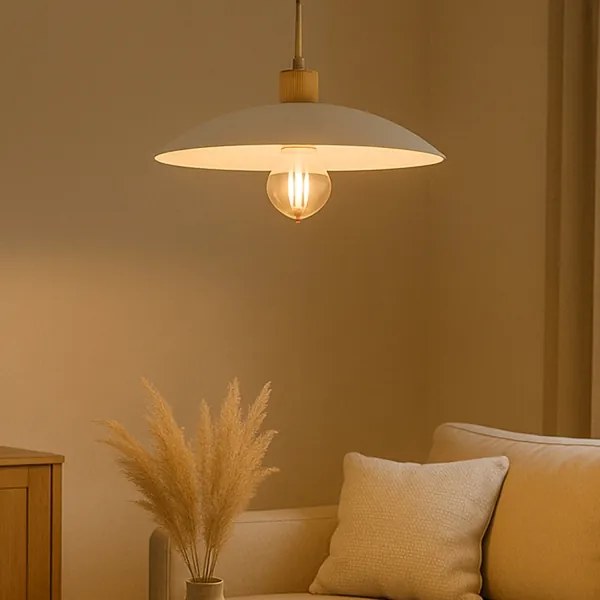 Lustră pe cablu ONLI OHANA 1xE27/22W/230V stejar