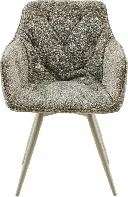Scaun de dining rotativ MORIX, bej inchis / casmir
