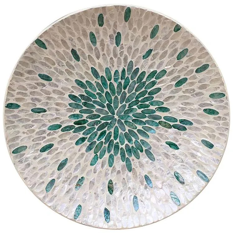 Platou Nacru verde 45x6 cm