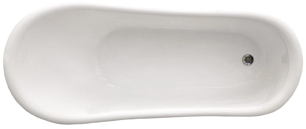 Cada baie freestanding, retro, Jully Bella Casa, acril, 170 x 70 cm