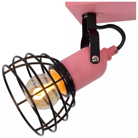 Spot Lucide 08927/02/66 POLA 2xE27/60W/230V roz