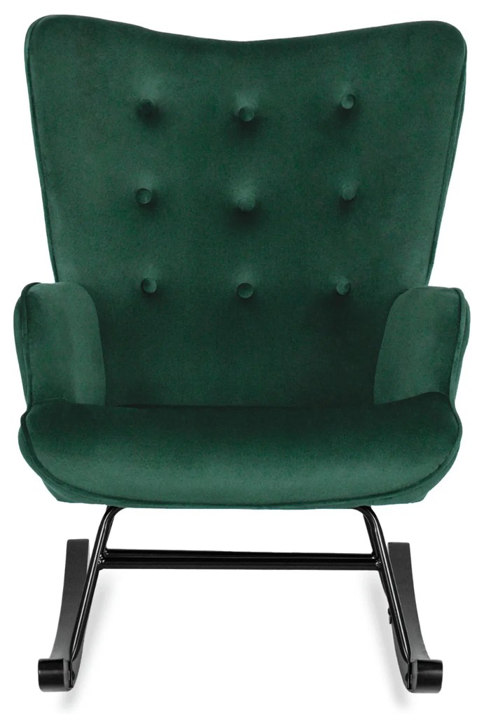 JAKS Fotoliu balansoar Elis verde