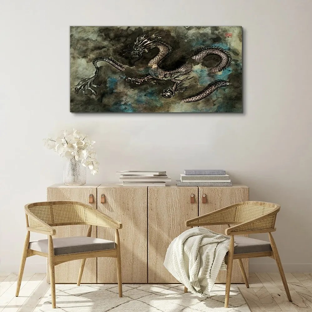Tablou canvas dragon fantezie asiatic