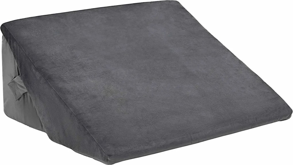 vidaXL Perna wedge Gri 55 x 55 x 26 cm Spumă cu Memorie