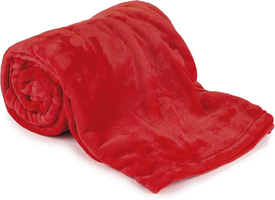 Pătură 4home Soft Dreams, roșu, 150 x 200 cm,