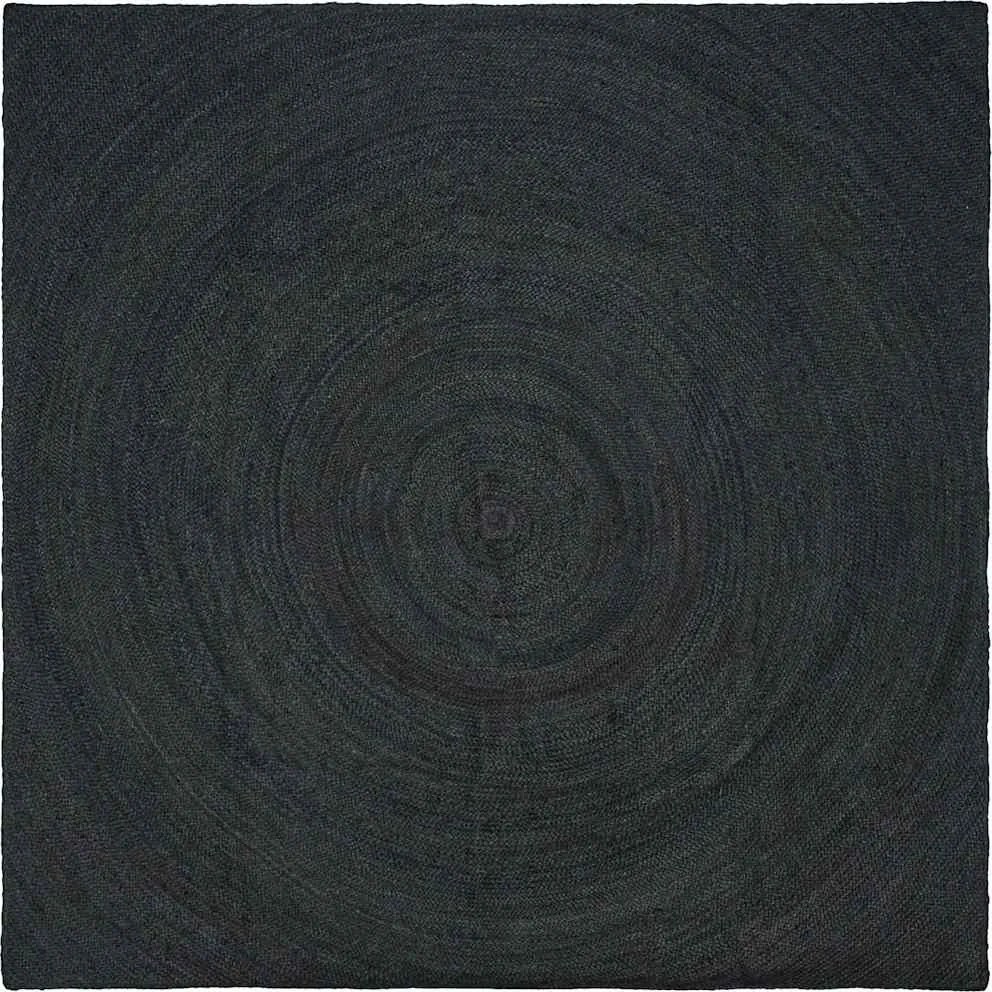 vidaXL Covoare de zonă Pătrat Gri închis 240 x 240 cm Iută