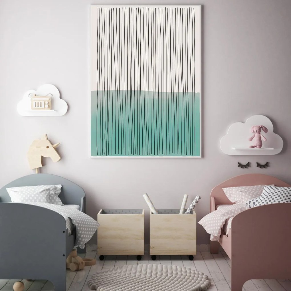 Poster - Abstracție pictată (A4)