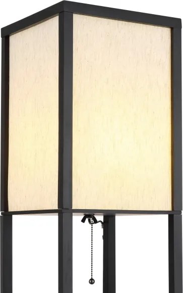 Globo 58611S - Lampă de podea TABITHA 1xE27/60W/230V neagră