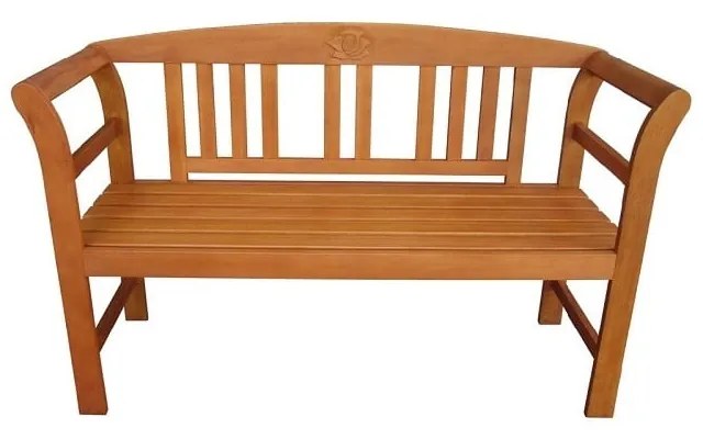 Bancă de grădină maro din lemn masiv San Jose – Garden Pleasure