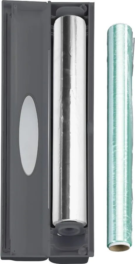 Suport pentru folie de aluminiu gri din plastic – Wenko