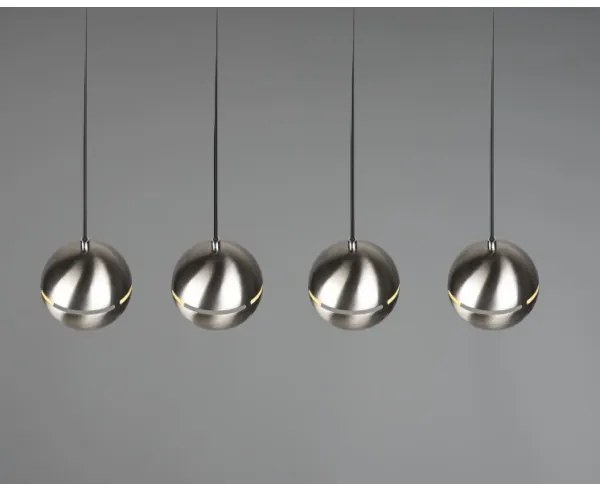 Lustră pe cablu FLETCHER 4xE14/40W/230V crom mat Trio