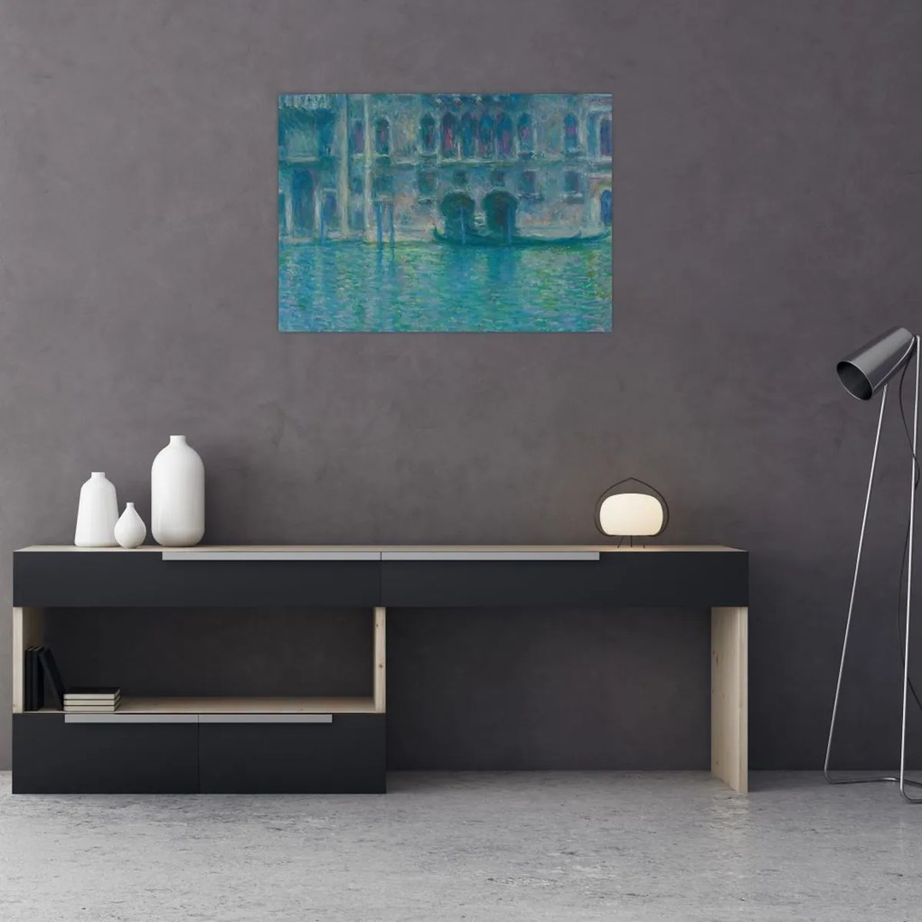 Tablou - Claude Monet, Palazzo da Mula, Venice, reproducere (70x50 cm)