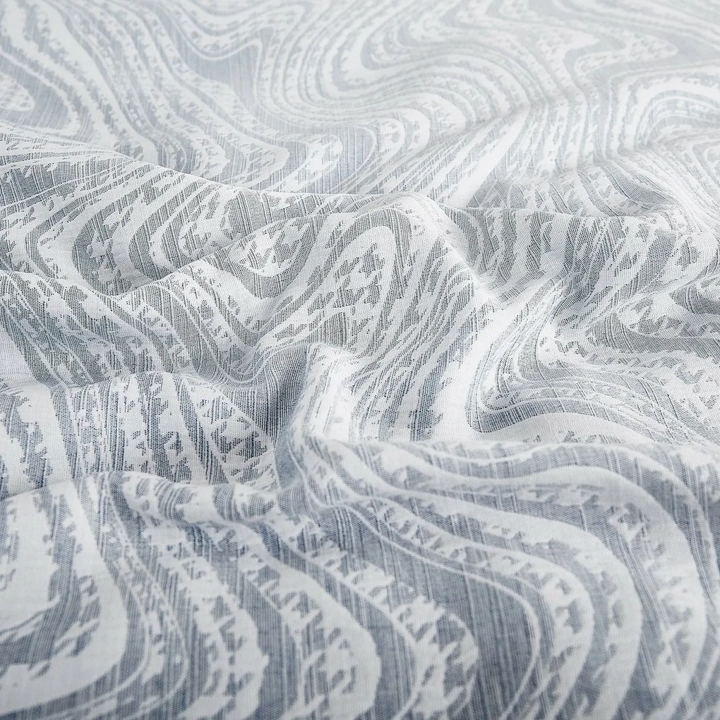 Lenjerie de pat din jacard Colorado albastru, 140x 200 cm, 70 x 90 cm