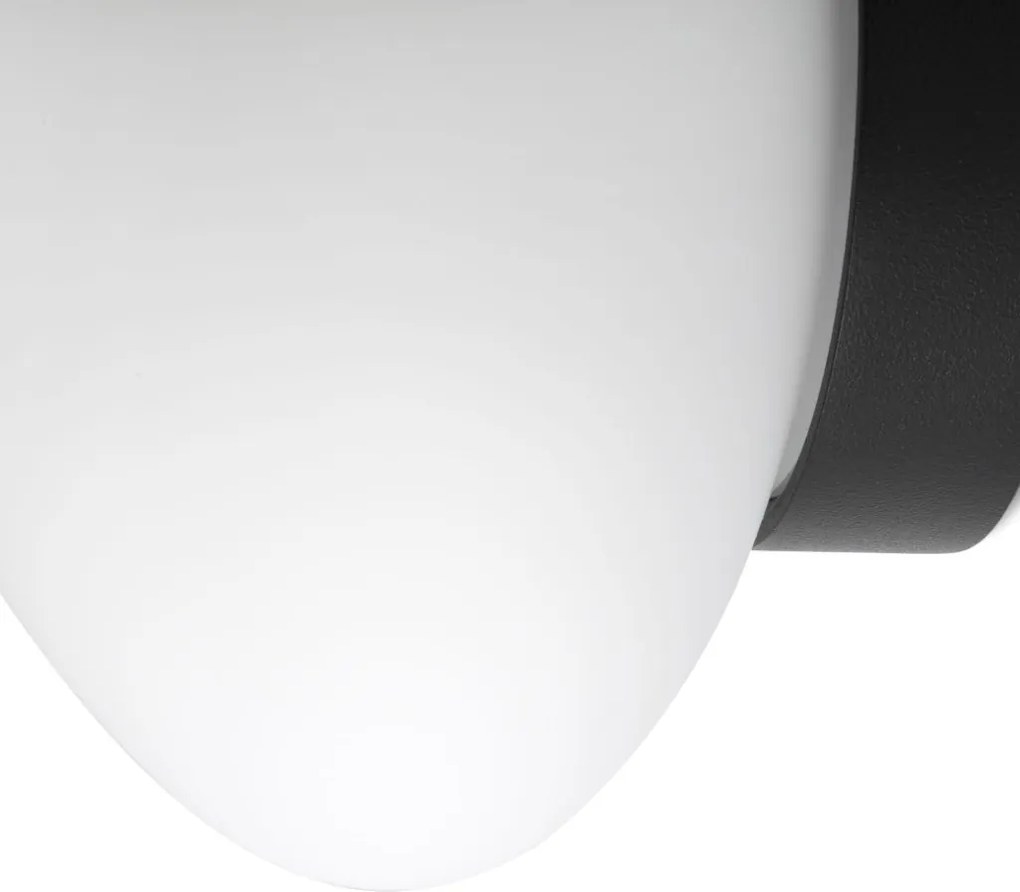 Aplica LED pentru baie IP44 NUBO D-15cm negru, alb