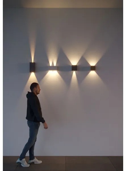 Aplică LED de exterior Redo 90174 VARY 2xLED/6W/230V 3000K IP54 maro