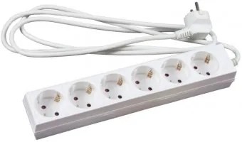 Prelungitor 6 prize schuko 5 metri  3 X 1.5mm 03517 COMTEC