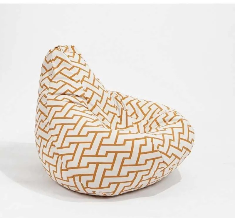 Fotoliu puf copii, Nirvana Light Pufrelax, Material Textil - Zappity Orange
