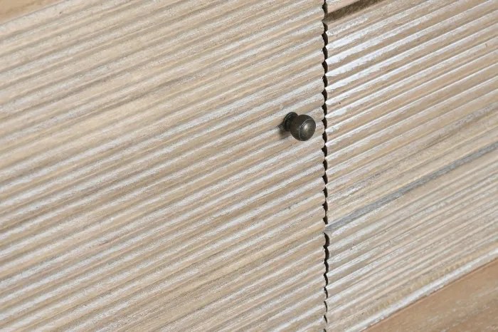 Comoda TV natur si neagra , din lemn „Rustic Charm”