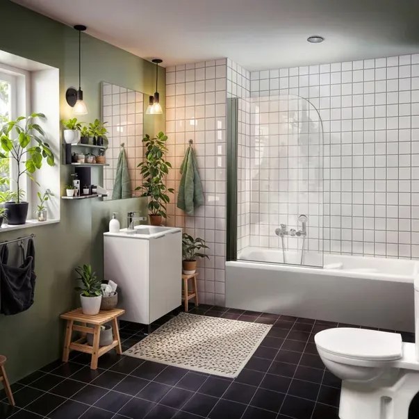 Paravan de cada mobil Ideal Standard Connect argintiu 80x140 cm