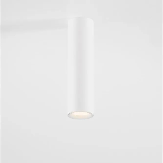 Spot aplicat LED design tehnic LUISA alb, H-15cm