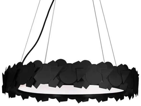 Lustră SOHO LED suspendată pe cablu, 24W/230V, negru