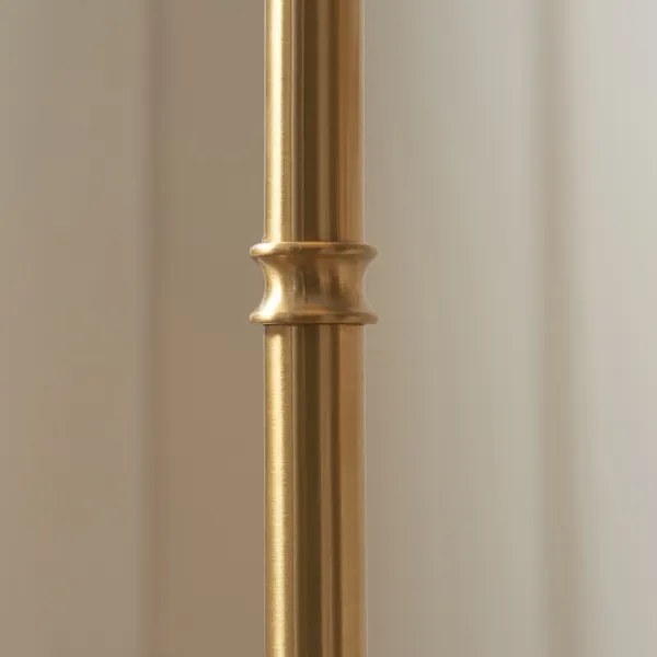 Endon 114778 - Lampă de podea LED reîncărcabilă, reglabilă BURLEY, LED/1,5W/5V, alamă/albastru