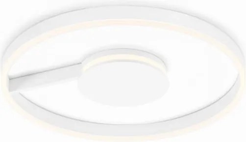 Lustra circulara aluminiu alb LED CCT SIENA 60cm