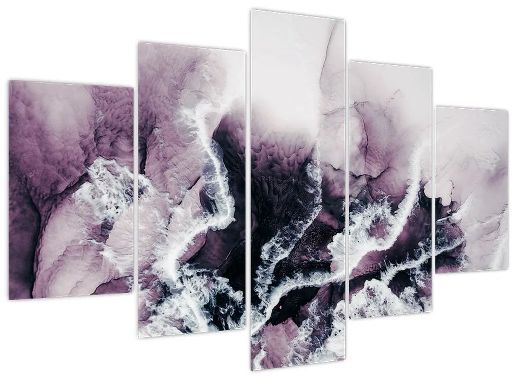 Tablou - Marmură violet N⁰2 (150x105 cm)