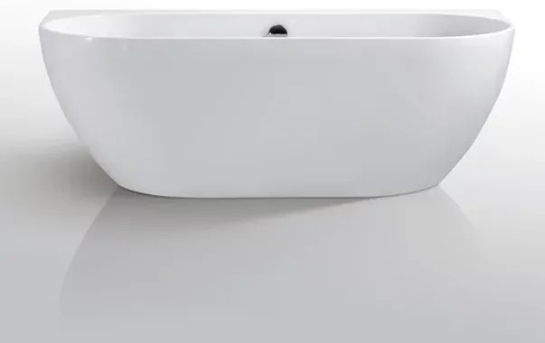 Cada freestanding Kreiner Vera 166x80 cm finisaj alb lipita de perete BTW