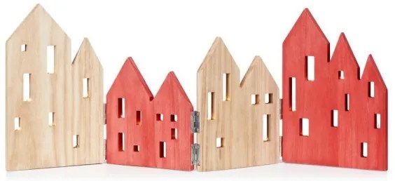 Decorațiune LED de Crăciun VIEW LED/0,9W/3V lemn/roșie Markslöjd 705743