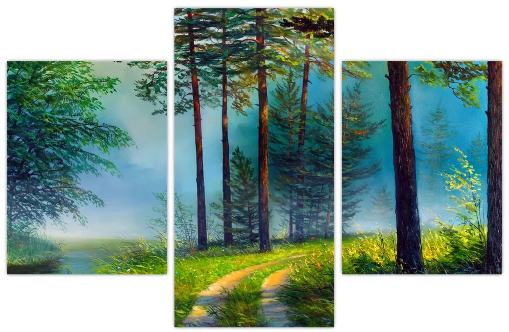 Tablou - Pictură în ulei de peisaj (90x60 cm)