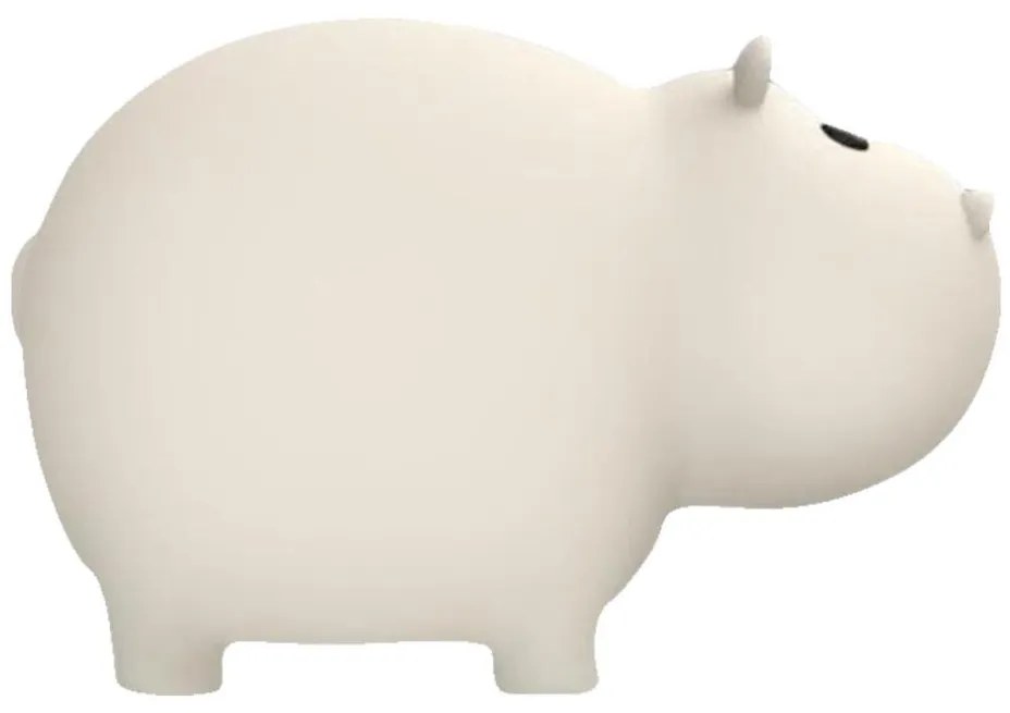 Lampă LED RGB tactilă reîncărcabilă de cadă pentru copii SWIMMY HIPPO LED/5V