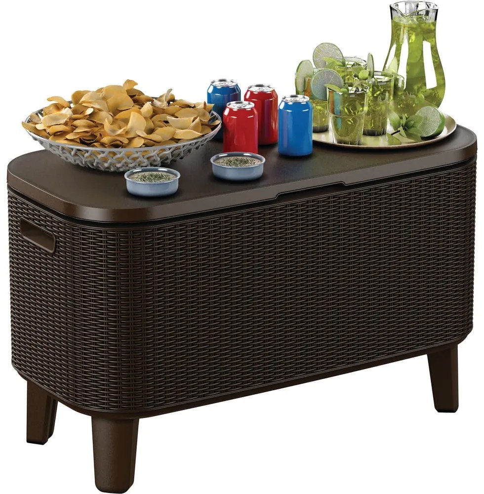Masă de grădină cu frapieră 83.5x40.5 cm Bevy – Keter