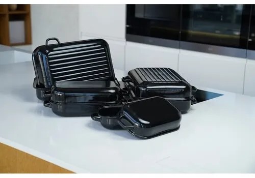 Tavă dublă emailată Sfinx, 30 cm, 4HOME