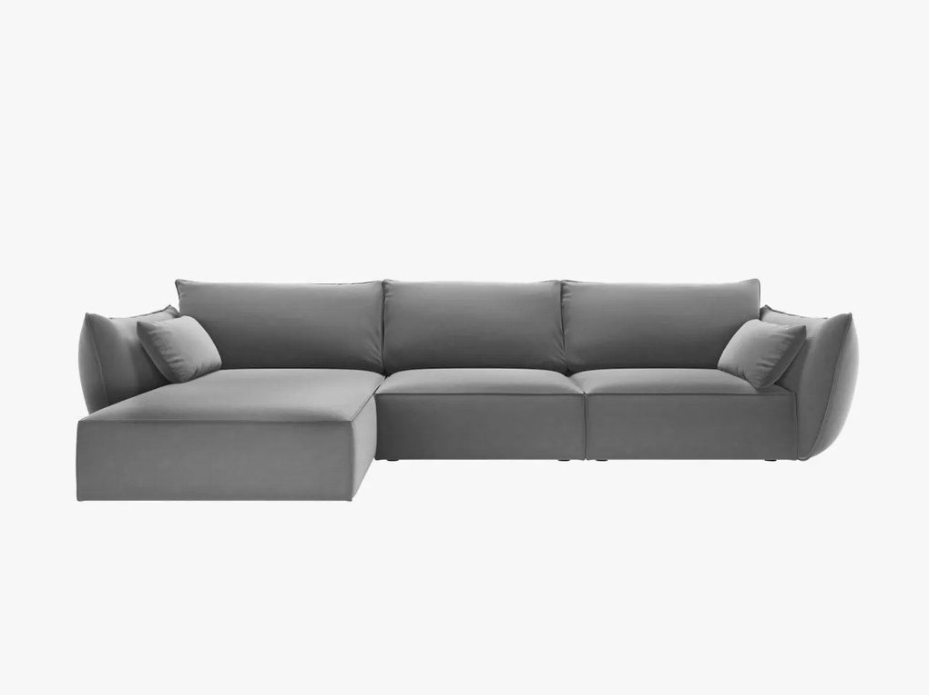 Coltar 4 locuri Kaelle catifea L308 cm