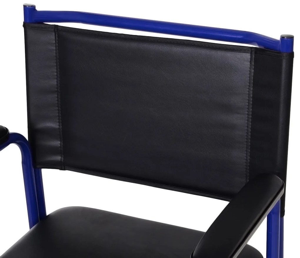 HOMCOM scaun rotile, vas detasabil, 83x53x85cm, negru | Aosom Romania