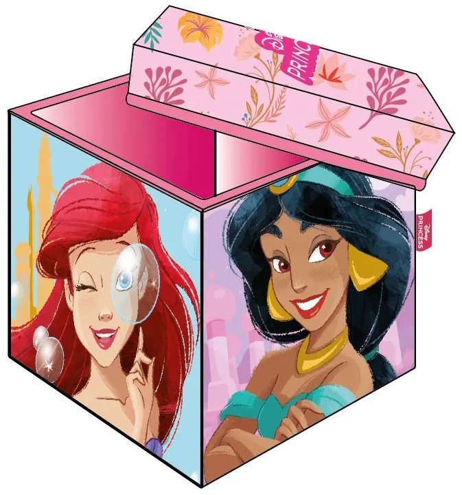 Prințesele Disney depozitare jucării 30×30×30 cm