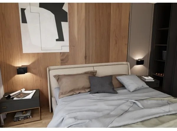 Aplică FROST 1xG9/8W/230V negru