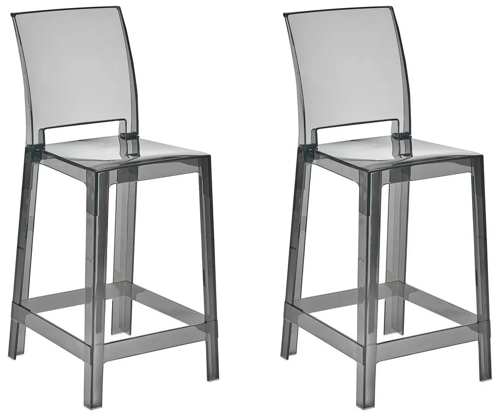Set 2buc scaune tip bar Worpenza (negru) . 1076579