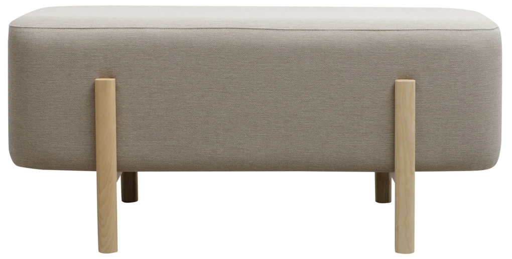Taburet puf dreptunghiular, ASHI, mai multe variante - Hobby Flower Culoare: bej