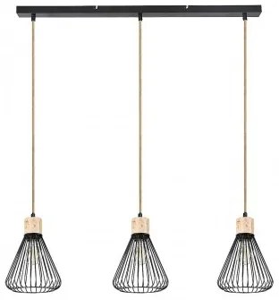 Suspensie vintage 3 becuri E27 Farfalle 3149 Rabalux
